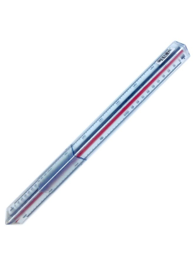 M+R 30cm Ruler Professional Triangular Scale Ruler - Image 2